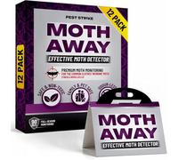 12 Pack Moth Traps - Foldable Design For Pantry, Kitchen, Wardrobe & Storage Use