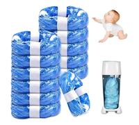 12 Pack Nappy Bin Refill, vacvad 4.5m Diaper Bin Pail Disposal Bags, Nappy Bin liners Replacement for Tommee Tippee Angelcare Nappy Bin Refills, Litter Genie, Diaper Genie, Littycat, Twist & Click