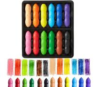 12-Pack Non-Toxic Toddler Crayons Peanut-Shaped Washable Crayons for Kids Ages 2-4 - Easy-Grip Baby Crayon for Little Hands (12 Vibrant Colors)