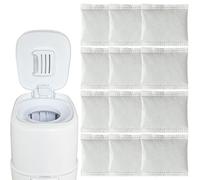 12 Pack Odor Removing Refills for Playtex Diaper Genie Complete and Expressions Pail, Diaper Pail Odor Absorber Carbon Filter Refills for Diaper Genie Systems