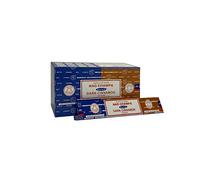12 Pack of Combo Satya Incense - Nag Champa Dark Cinnamon