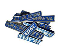 12 Pack of Magnetic Toolbox Labels, 3D-Printed Tool Box Labels, General Tool Box Organize Accessories, Reusable Tags for Steel Toolboxes, Carts, Drawers, and Cabinets