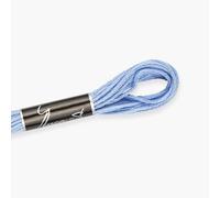 12 Pack of Premium Embroidery Thread Luca-S, 100% Giza Cotton, Oeko TEX Certified Stranded Cotton - 154 / DMC 3840 / Anchor 117,120