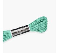 12 Pack of Premium Embroidery Thread Luca-S, 100% Giza Cotton, Oeko TEX Certified Stranded Cotton - 216 / DMC 992 / Anchor 1072