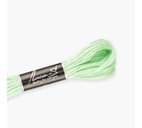 12 Pack of Premium Embroidery Thread Luca-S, 100% Giza Cotton, Oeko TEX Certified Stranded Cotton - 237 / DMC 369 / Anchor 1043