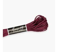 12 Pack of Premium Embroidery Thread Luca-S, 100% Giza Cotton, Oeko TEX Certified Stranded Cotton - 90 / DMC 3802 / Anchor 897