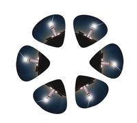 12 Pack Peggy's Cove Lighthouse Guitar Picks, Bass Electric Acoustic Guitar Ukulele Accessories Includes Thin Medium Heavy Guitar Picks Plectrums with Organizer Storage Box