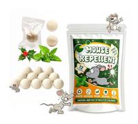 12 Pack Peppermint Scent Rodent Deterrent Balls, Aroma Repellent | Indoor & Outdoor Rodent Deterrent for Home, Garage, Shed, Caravan & Vehicle Use, Humane Scent Barrier