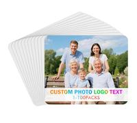 12 Pack Personalised Custom Mouse Pad with Photo & Text - Non-Slip Neoprene Mouse Mat for Office, Home & Gaming - Bulk Custom Business Logo Mouse Pads, 20x24cm