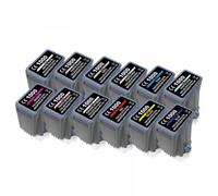 12 Pack PFI-1000 Compatible Ink Cartridges For IMAGEPROGRAF PRO-1000 MBK PBK C M Y R GY K PGY PC PM CO