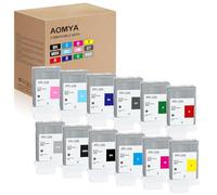 12 Pack PFI-106 Ink Cartridge Replacement for PFI 106 Ink Tank Compatible for Canon imagePROGRAF iPF6300 iPF6300S iPF6350 iPF6400 iPF6400S iPF6450 Printers,130ml x 12 color