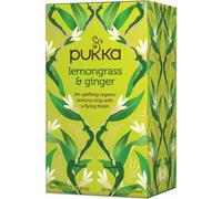 (12 PACK) - Pukka Herbs - Lemongrass & Ginger | 20 sachet | 12 PACK BUNDLE