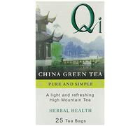 (12 PACK) - Qi - Green Tea Pure & Simple QI-GTN50 | 25 Bag | 12 PACK BUNDLE