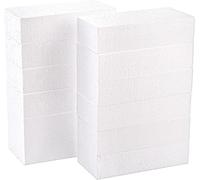 12 Pack Rectangle Foam Blocks - 20x20x15 cm Craft Foam Square Blocks for Arts and Crafts, Floral Arrangements, and DIY