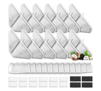 12 Pack Replacement Filters for 230oz Dog Water Fountain, Water Fountain Filter Replacement for 5 Layers Filtration System 7L Pet Fountain,12 Filters+12 Sponges+12 Mesh Bags for 1.8GAL Dog Water Bowl