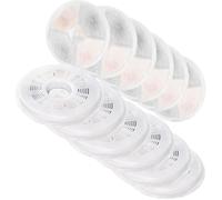 12-Pack Replacement Filters for Pet Water Fountain Triple Filtration System Compatible with Flower Fountains Suitable Cats and Dogs