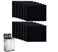 12 Pack Replacement Odor Absorbing Filter Refills for Home Zone Living Kitchen Trash Can, Activated Charcoal Deodorizer Compatible with Home Zone Living CleanAura Odor Control Compartments