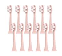 12 Pack Replacement Toothbrush Heads Compatible with Philips Sonicare W2 Optimal White, HX6068/88 (Pink)