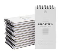 12 Pack Reporters Notebook, Spiral Note Pad for Journalist, Detective (70 Sheets/140 Pages Per Book, 10 x 20.5 cm)