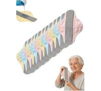 12-Pack Reusable Graphene Incontinence Pads, Reusable Leak-Proof & Waterproof Washable Incontinence Pads,Honeycomb Absorbent for Elderly Care & Mobility Support, Feel Dry, Comfortable (12Pc)