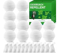 12 Pack Roach Repellent Peppermint Oil to Keep Cockroach Away from House, Powerful Cockroach Repellent, Roach Spider Ant Mouse Repellent for Home Kitchen Office Hotel Garage Car