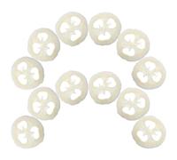 12 Pack Round Loofah Soap Holder Pads Beige Self Draining | Multiporous quick dry surface, soft touch and stable support, reusable pads for bathroom washbasins, gentle on skin