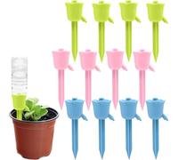 12 Pack Self-Watering Plant Spikes,Plant Insert Adjustable Valve, Automatic Watering Devices for Indoor & Outdoor Garden Potted Plants, Vacation Plant Care