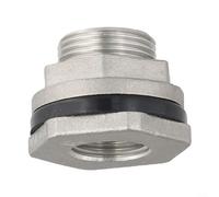 12 Pack Stainless Steel Bulkhead Fittings for Homebrew Beer 304 Material with 1/2 and 3/4 Thread Options (1/2)