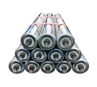 12-Pack Stainless Steel Conveyor Rollers - Non-Motorized 2.4" Diameter Custom Length (31.5") for Efficient Material Handling Systems