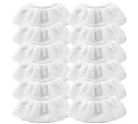 12 Pack Steam Cleaner Pads, Steam Cleaner Cloth Covers, Reusable Steam Cleaner Accessories, Fit Karcher & Vax Steam Cleaners, for Home Cleaning, Windows, Floors