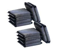 12 Pack Steel Wire Scrub Sponge Dish Wash Sponge Cloth, Multi-Use Brush Pot Bowl Scourer, Long Lasting Kitchen Scouring Pad Tools, Black Color