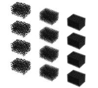 12 Pack Stipple Sponges for Makeup, Professional Special Effects Sponge Set with 3 Density Textures for Beard Freckle Scrape and Halloween Cosplay Effects