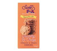12 Pack | Sweet FA Gluten Free Cranberry & Orange Cookies 125g