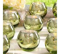 12 Pack Transparent Wish Candle Holders, Clear Christmas Candle Holders for Table Decorations, Wedding & Home Centerpiece, Crystal Votive Holders for Tealight Candles, Christmas Decorations & Gifts