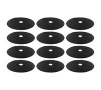 12 Pack Tree Mulch Mats Non-Woven Fabric Shading Discs 15 Through 42cm Garden Barrier Guards for Flower Pots Shrubs and Landscaping Black(42CM)