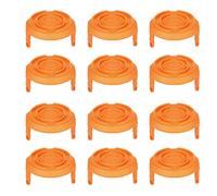 12 Pack Trimmer Spool Cap, Grass Trimmer Spool Line Cover Lawn Mower Replacement Parts for Worx String Trimmer WG150 WG152 WG165