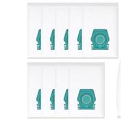 12 Pack TU Vacuum Bags Compatible with Miele Guard L1 S1 L1/S1 Junior Flex Series, for Miele Hoover Pure TU 3D Vacuum Cleaners Bag with 3 AirClean Exhaust Filters & 3 Motor Protection Filters