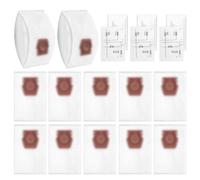 12 Pack TU Vacuum Dust Bags for Miele Guard L1/S1/CO Guard M1 Hoover, Replacement for Miele Cat and Dog Hoover Bags, with 3 Motor Protection Filters