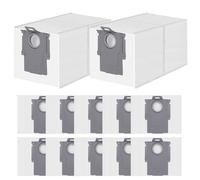 12 Pack Vacuum Bags for Roborock Qrevo S Pro/S5V/QV 35S/Qrevo Curv/2 Pro | Saros 20/Neo/10/10R/Z70, Qrevo Edge 2/Flow/Master/35A/S8 MaxV Ultra Vacuum Cleaner, 3.5 L Capacity Hoover Dust Bag