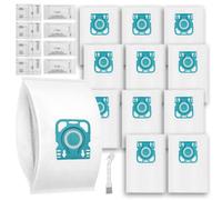 12-Pack Vacuum Cleaner Bags Compatible with Miele Guard L1 S1 M1 Series, Replacement for HyClean Air TU/CO Dust Bags - Includes 4 Exhaust Filters & 4 Motor Protection Filters, 20-Piece Value Pack