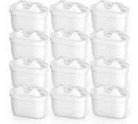 12 Pack Water Filter Cartridge Replacement for Brita Jug | Water Filter Cartridge for Brita Jug Maxtr Marella, Marella Cool, Style, Elemaris XL, Aluna, Aluna Cool, Mavea Elemaris