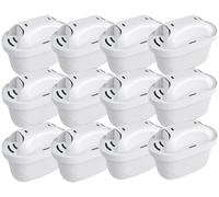 12 Pack Water Filter Cartridges, Water Filter Replacement for Brita® Maxtra+® Plus, Maxtra Pro® All-in-1, Compatible with Brita® Maxtra,Maxtra +, Maxtra,Mavea with 2PCS Micro Disc