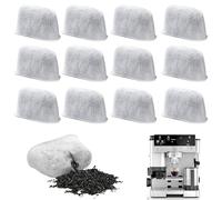 12 Pack Water Filter Inserts, Activated Charcoal Replacement Water Filter Compatible with Ninja Cuisinart Breville Keurig Coffee Machines, Universal Coffee Maker Water Filter to Remove Chlorine
