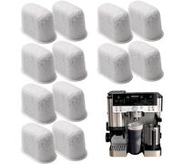 12 Pack Water Filter Inserts for Ninja Luxe Cafe Accessories Activated Carbon Coffee Filter Compatible with Ninja Luxe Café Premier Espresso Machine ES701UK ES601UK
