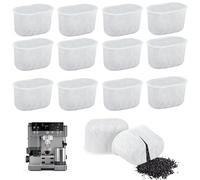 12 Pack Water Filter Inserts for Ninja Luxe Cafe Accessories, Activated Carbon Water Filters Replacement for Ninja Luxe Café Premier Espresso Machine ES601 & Pro Series ES701UK, Enhance Coffee Flavor