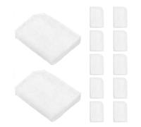 12 Pack Water Polishing Pads for Fluval 306/307/406/407 Canister Filters | A244A1 Polishing Filter Replacement Pads for Aquarium Mechanical Filter Media, Replaces Quick-Clear Water Polishing Pads
