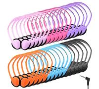 12 Pack Wired Headphones for Kids, Class Set of Headphones with Stereo Sound, Adjustable On Ear Headphones, Bulk Headphones for Classroom, Compatible with 3.5mm Jack for Children Adults Office (12)