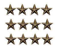 12 Pack Witch Collar Pin Pentagram Pattern Magic Hat Epaulet Pin Buckle for Office Meeting Decoration