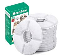 12 Packs Cat Water Fountain Filters, Hantoc Replacement Pet Water Fountain Filters 1.6L for Flower Fountains Replacement Filters with Resin and Active Carbon for Drinking Fountains