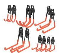 12 Packs Garage Storage Hooks Wall Mount Workshop Organizer Heavy Duty Steel